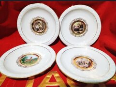 Patru farfurii Rosenthal Maria, an 1953